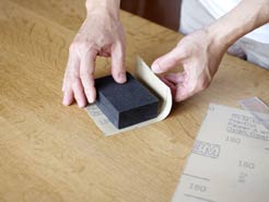 ダイニングテーブル オイル仕上げ へこみ 傷 お手入れ方法