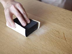 ダイニングテーブル オイル仕上げ へこみ 傷 お手入れ方法