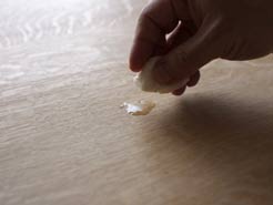 ダイニングテーブル オイル仕上げ へこみ 傷 お手入れ方法