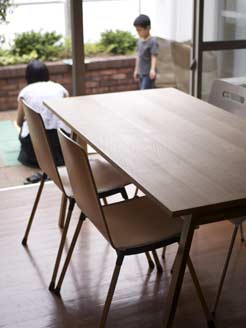 Norito Table ノリト・テーブル ダイニングテーブル 棚付き