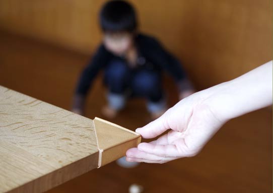 KAWA-KADO ダイニングテーブル 角 保護