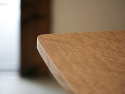 Norito Chair ノリト・チェアー 座面 無垢材 ステンレス ナラ柾目