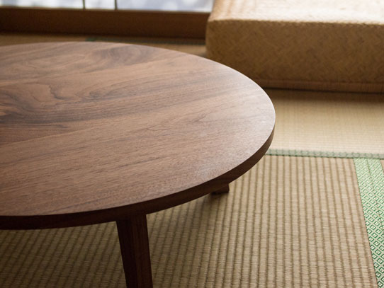 TataMaru タタマル ちゃぶ台 和室 フローリング 無垢材 折りたたみ構造 ステンレス