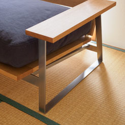 Minato Sofa ミナトソファーナラ 無垢材 ステンレス